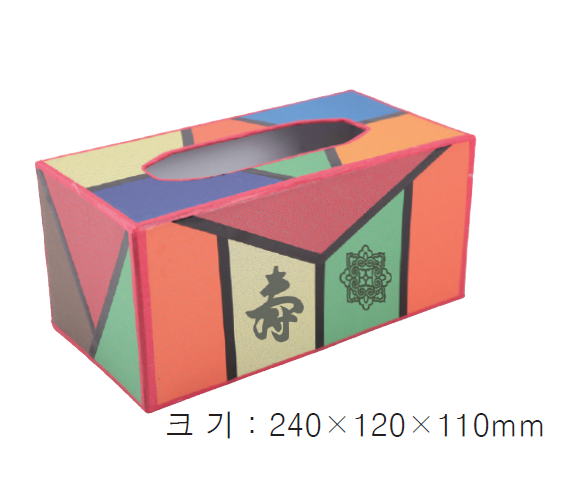 사각휴지통(문양색종이)