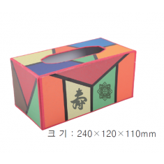 사각휴지통(문양색종이)