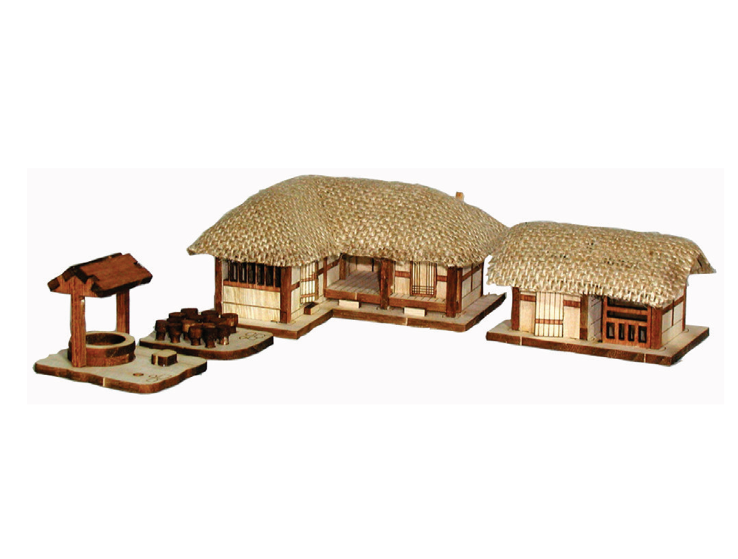 HO-초가 ㄱ자네칸세트