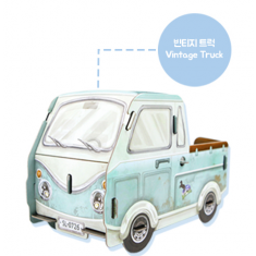 빈티지 트럭 연필꽂이