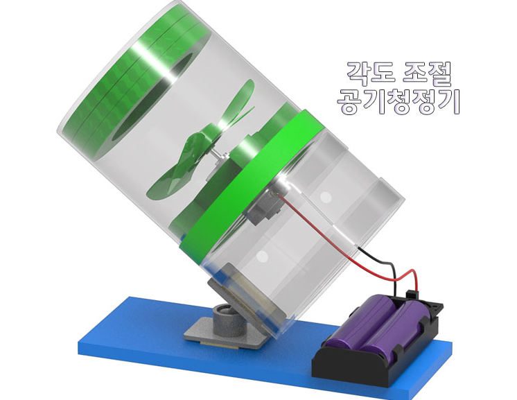 2in1 공기청정기와 선풍기-5인용